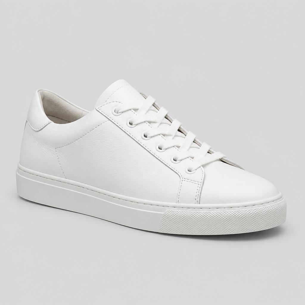 Sneaklyx   GmbH, Court Classic Low, Weiß, Vollleder