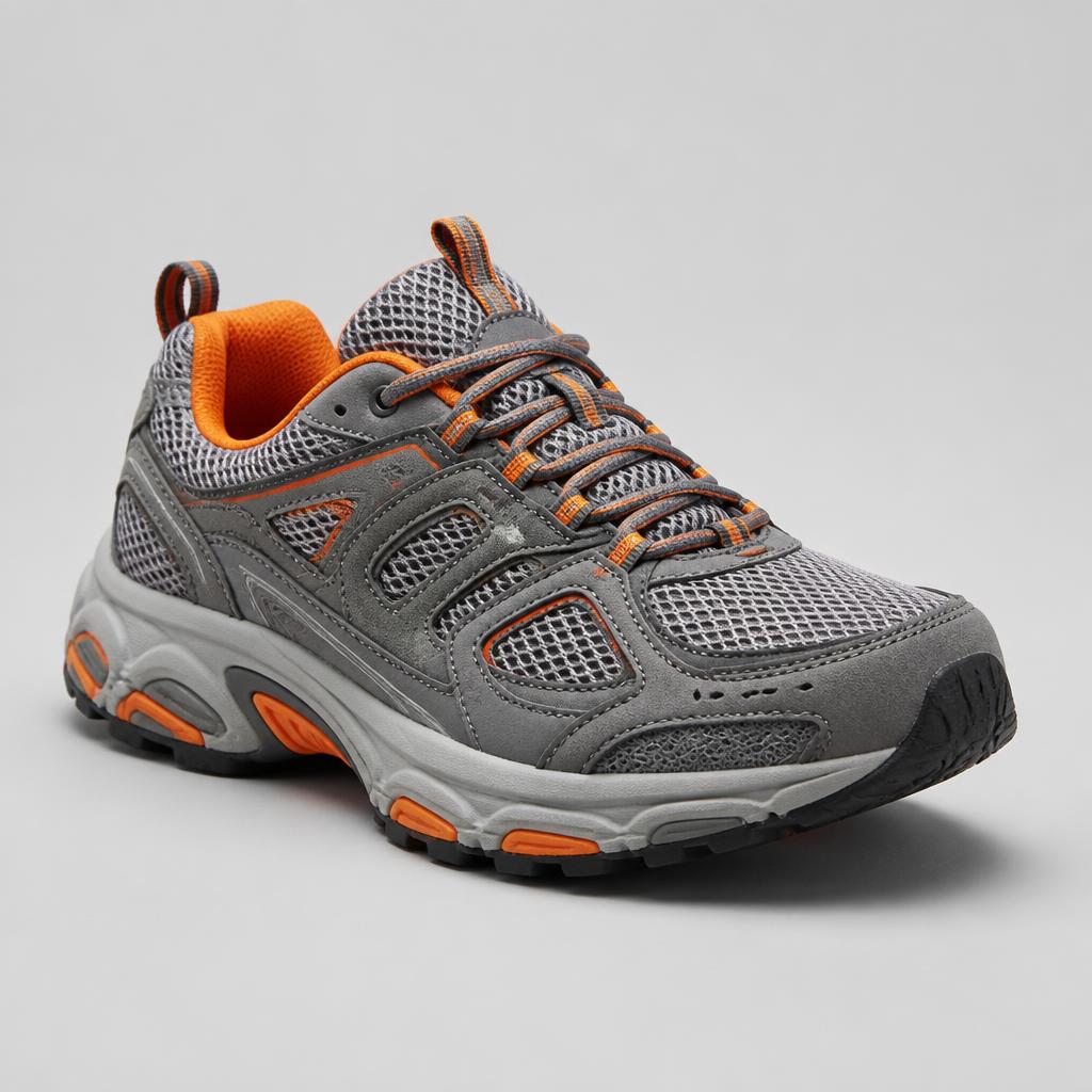 Sneaklyx   GmbH, Trail Runner Mesh, Grau/Orange