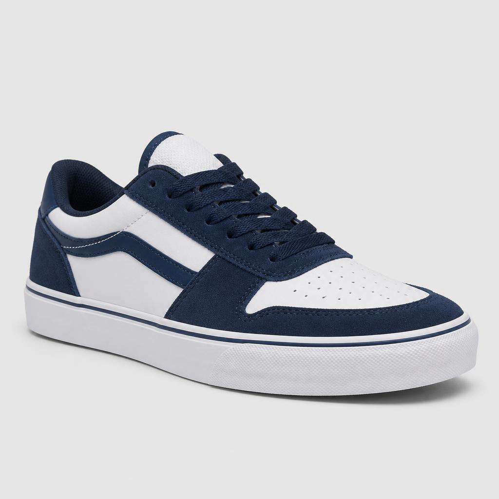 Sneaklyx   GmbH, Skate Pro Suede, Navy/Weiß