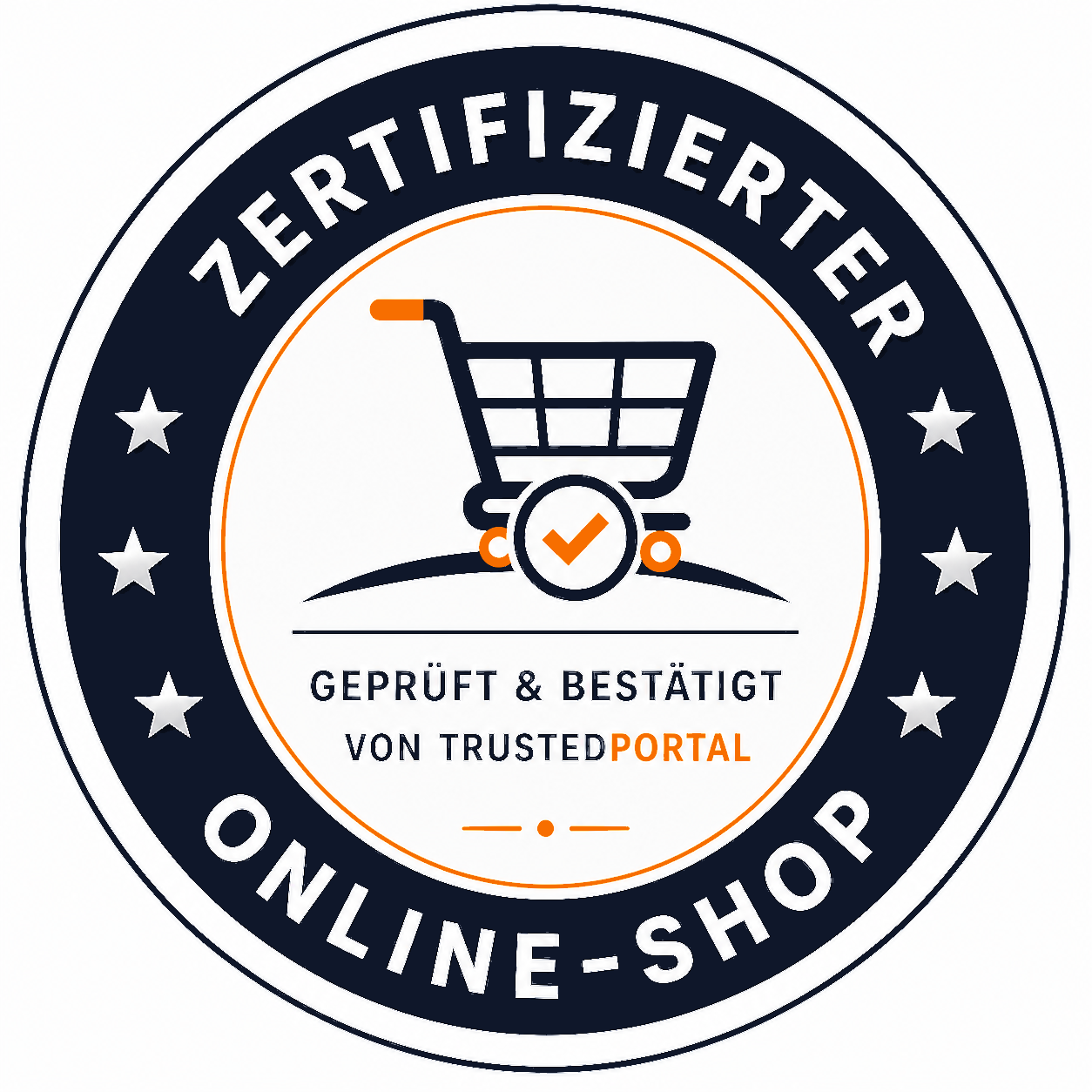 Siegel Zertifizierter Online-Shop von TrustedPortal